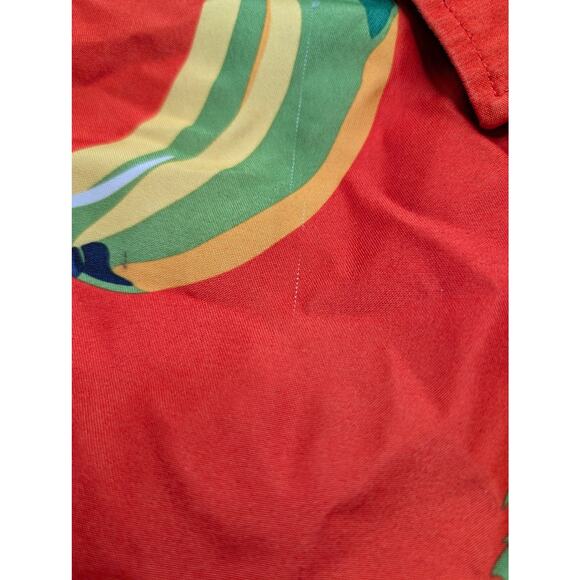 South Pole Mens Hawaiian Button Down Shirt - Medium Pineapple Banana Tropical - Picture 5 of 9